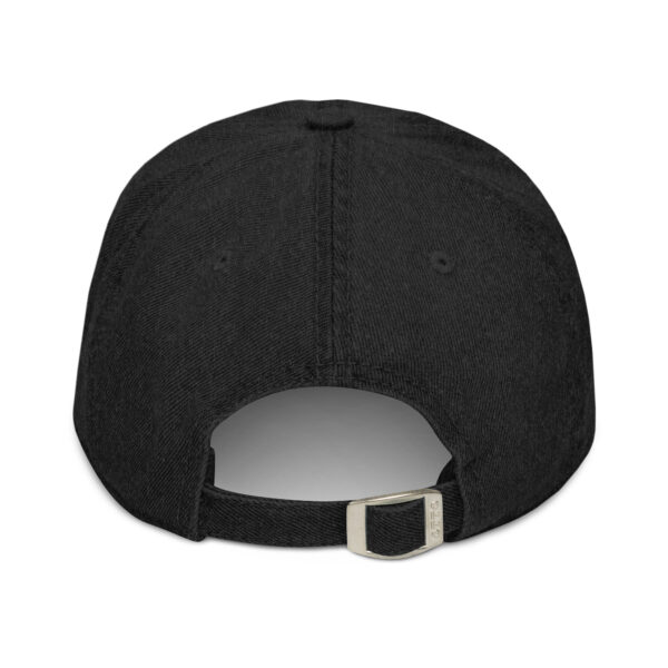 KITMAN Classics - Denim 6 Panel Dad Cap - Black - Image 2
