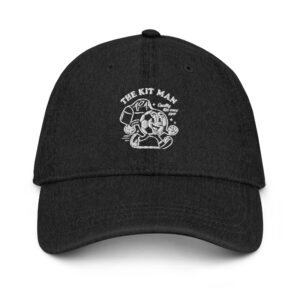 KITMAN Classics - Denim 6 Panel Dad Cap - Black