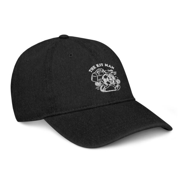 KITMAN Classics - Denim 6 Panel Dad Cap - Black - Image 6