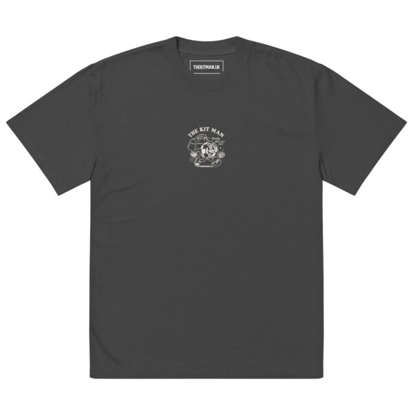 KITMAN Classics - Heavyweight Oversized Tee - Faded Black