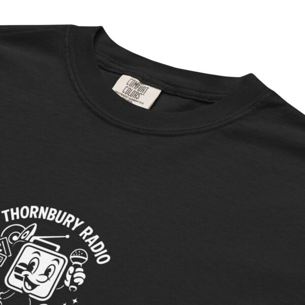 Thornbury Radio - Retro Heavyweight Tee - Black - Image 2