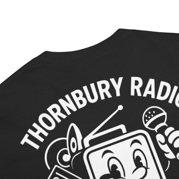 Thornbury Radio - Retro Heavyweight Tee - Black - Image 3
