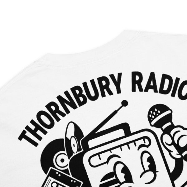 Thornbury Radio - Retro Heavyweight Tee - White - Image 4